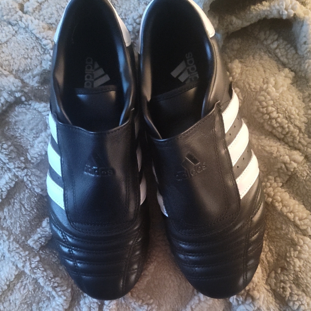 Adidas Women's  Black and White Athletic Shoes